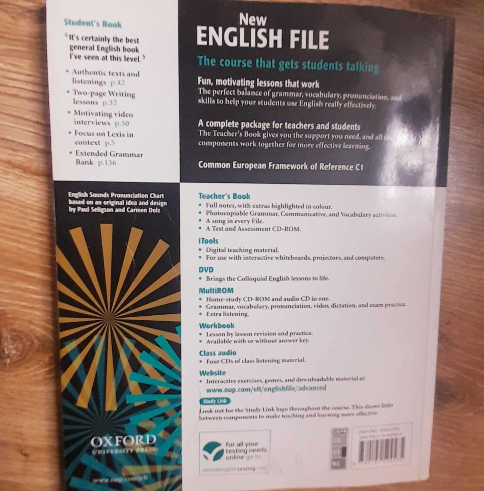 English File Advanced studens book - Clive Oxenden   bez płyty
