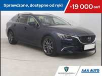 Mazda 6 2.2 Skyactiv-D, Salon Polska, Serwis ASO, 175 KM, Automat, Skóra,