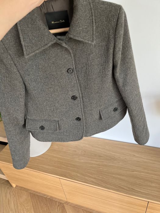 Wełniana kurtka Massimo Dutti rozm s