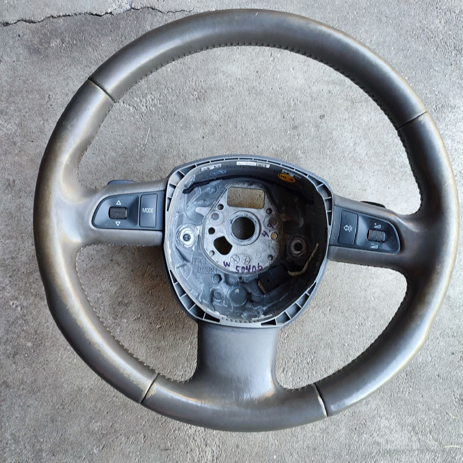 Kierownica S-line multifunkcja łopatki F1 Audi A4 B7 B8 A6 C6 A8 D3 Q7