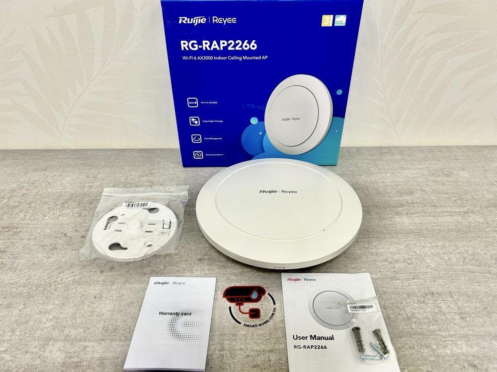 ХІТ wifi 6 Ruijie PoE гигабитная точка доступа в офис дом потолочная