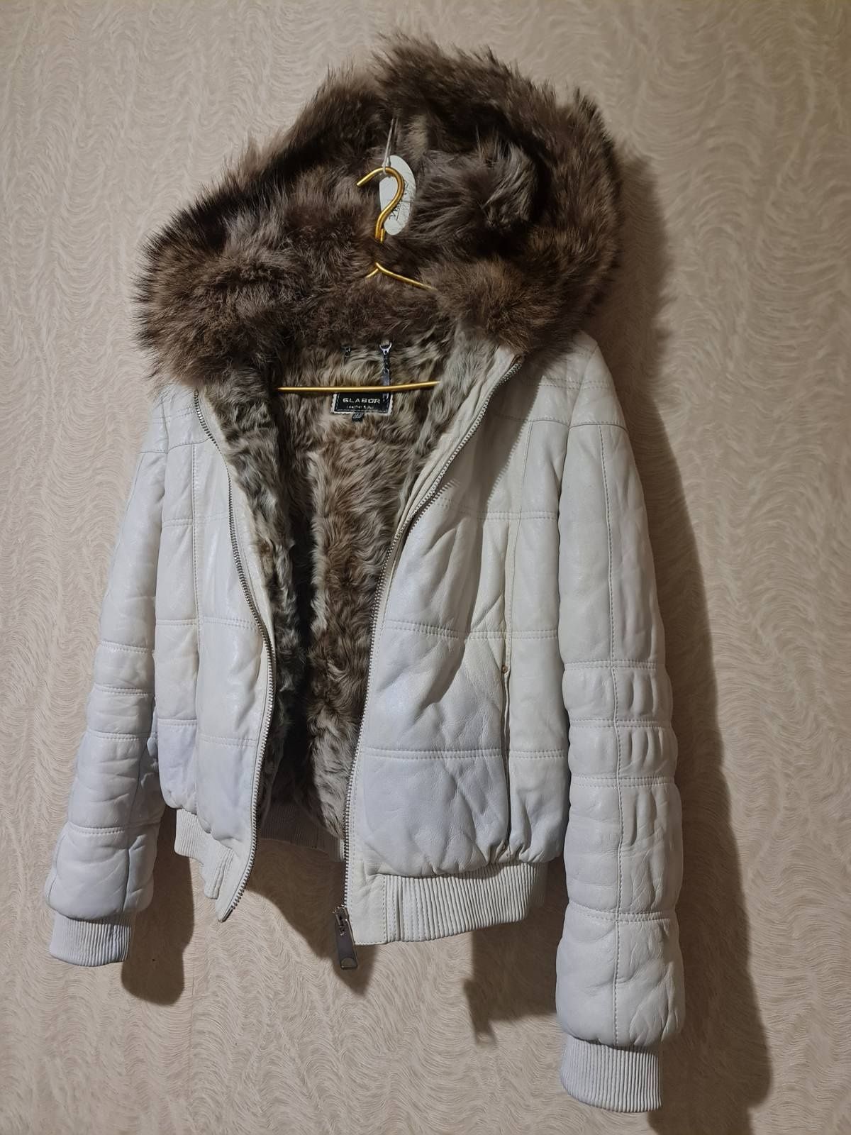 Куртка пуховик кожа кожаная