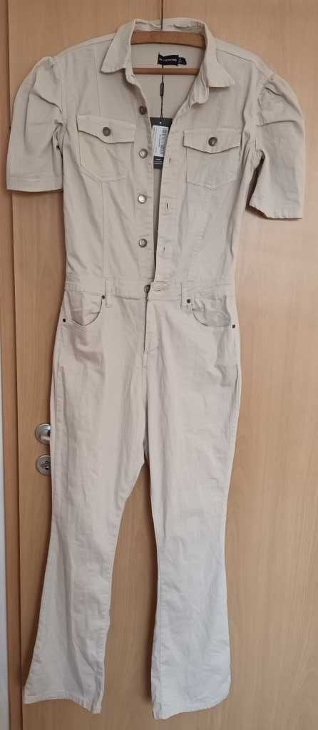 beżowy kombinezon retro vintage z metką+gratis