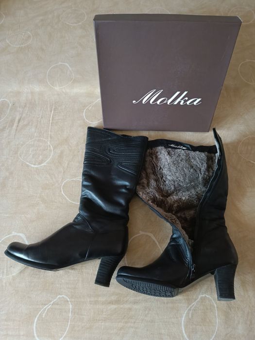 Шкіряні зимові сапожки 39 р. повномірні