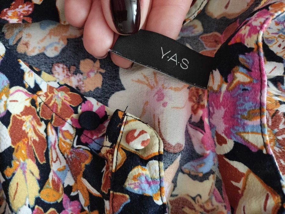 Sukienka wiosenna midi YAS rozmiar M