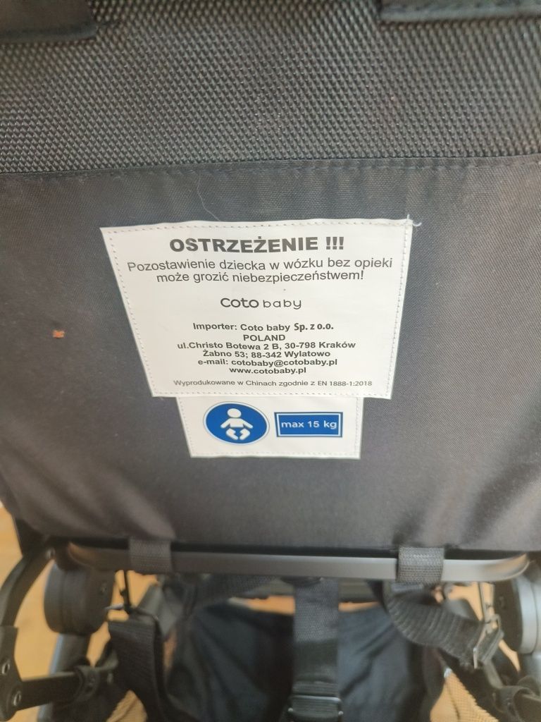 Wózek spacerowy dziecięcy lekki kompaktowy