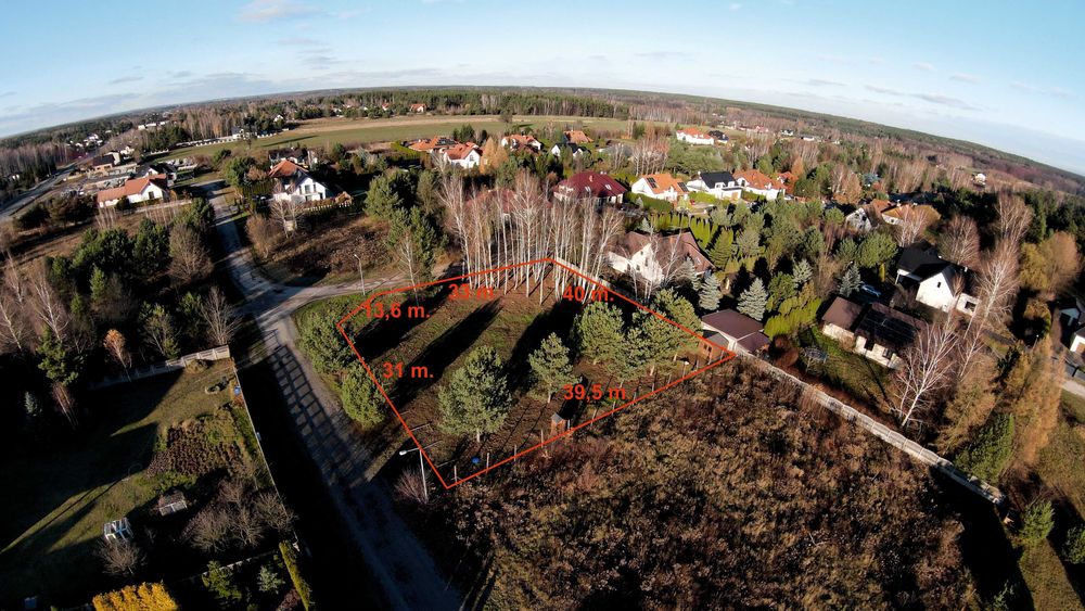 Działka budowlana Bukowiec 1647m2