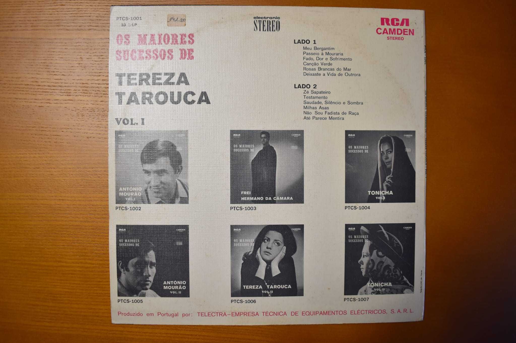 Os maiores sucessos de Teresa Tarouca vinil
