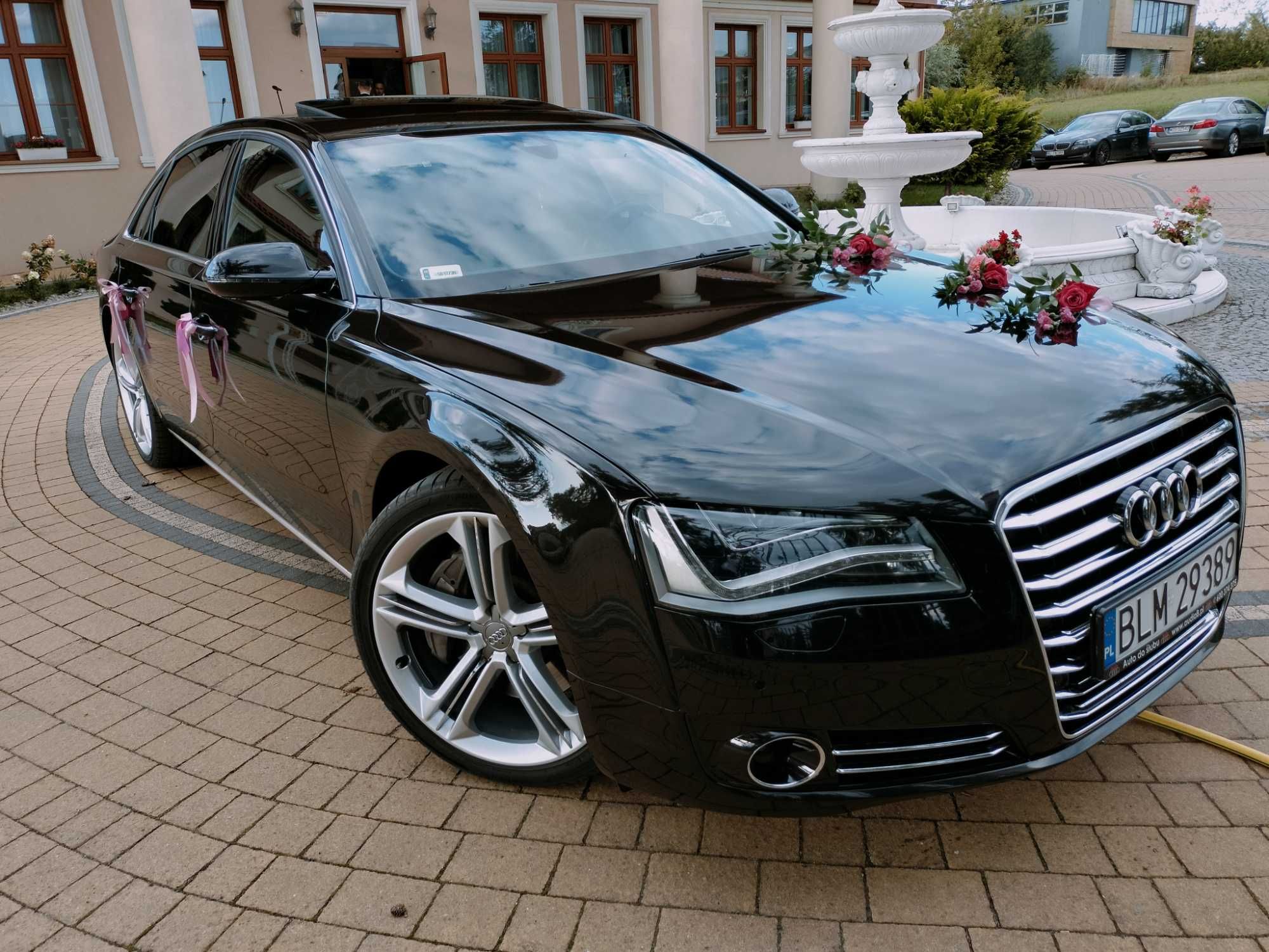 Auto do ślubu, auto ślubne na wesele, samochód weselny, Audi A8