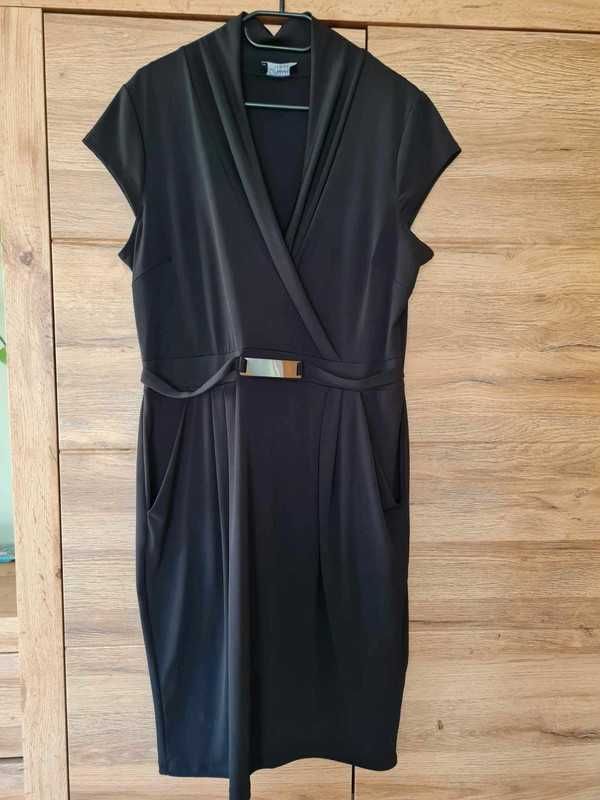 Czarna elegancka sukienka C&A 42