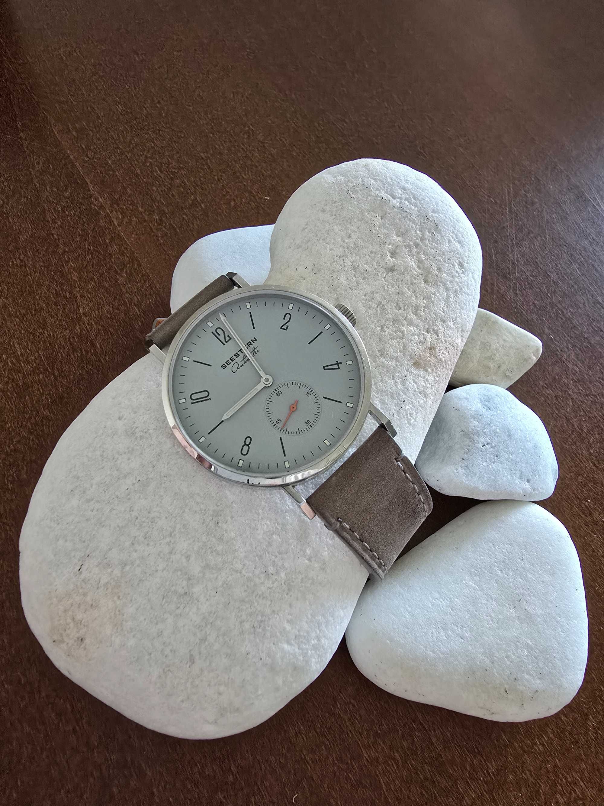 Seestern zegarek automatyczny ST1701 seagull [homage NOMOS Tangente]