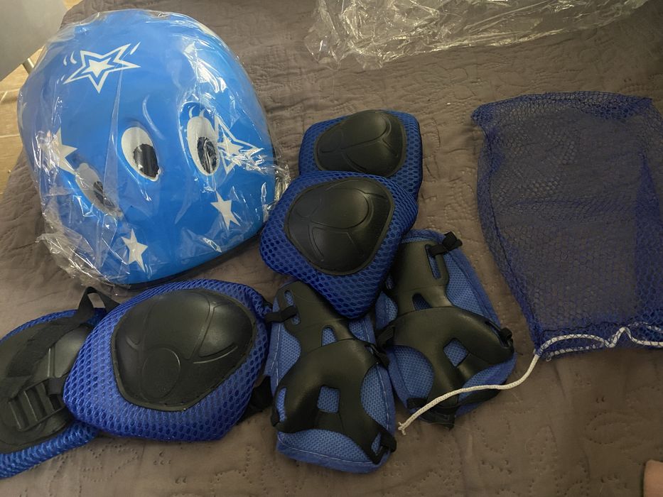 Kask dzieciecy plus ochraniacze