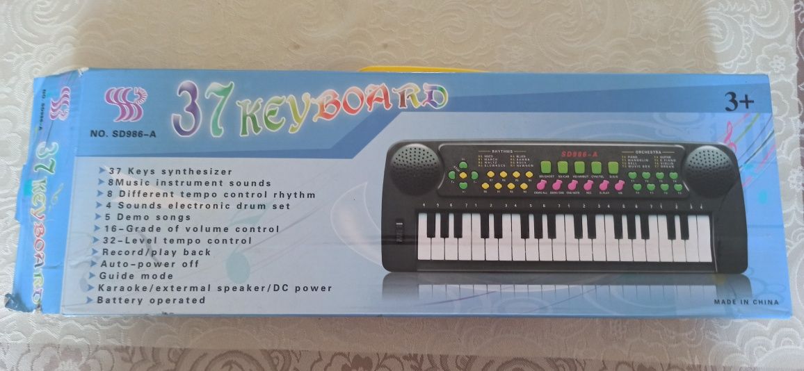 Keyboard 37 klawiszy dla dzieci na USB
