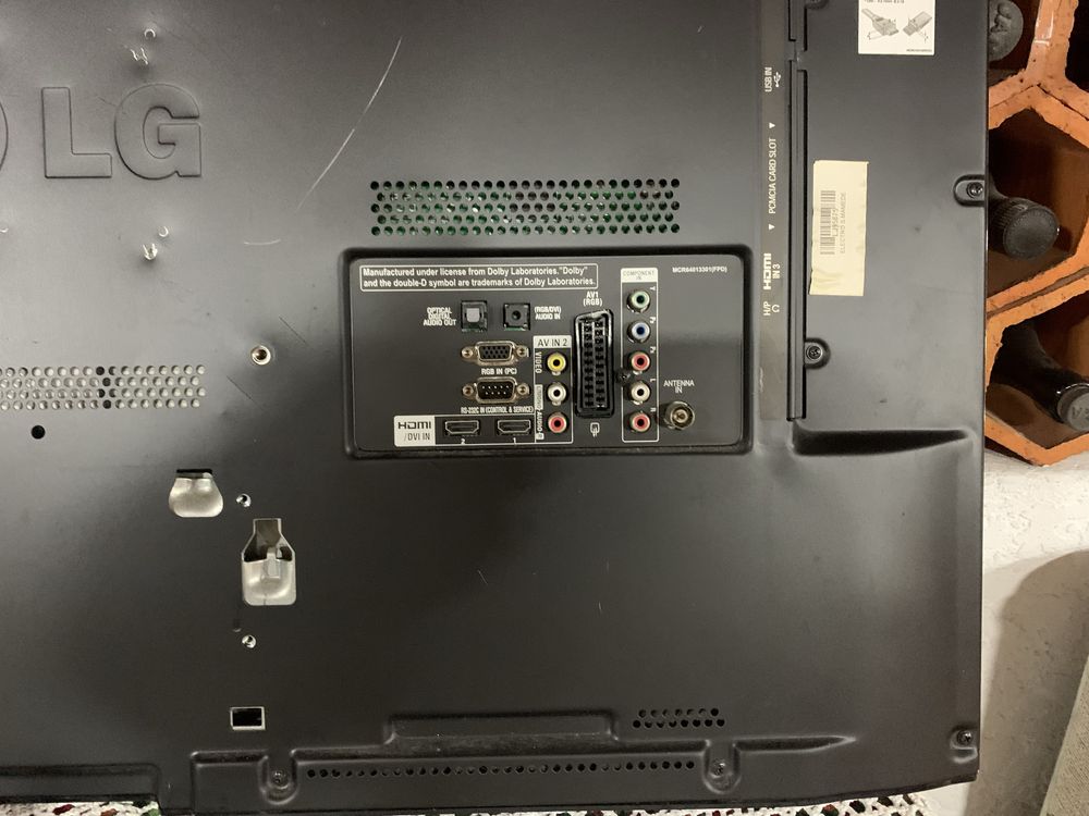 Lcd 37polegadas com suporte de parede