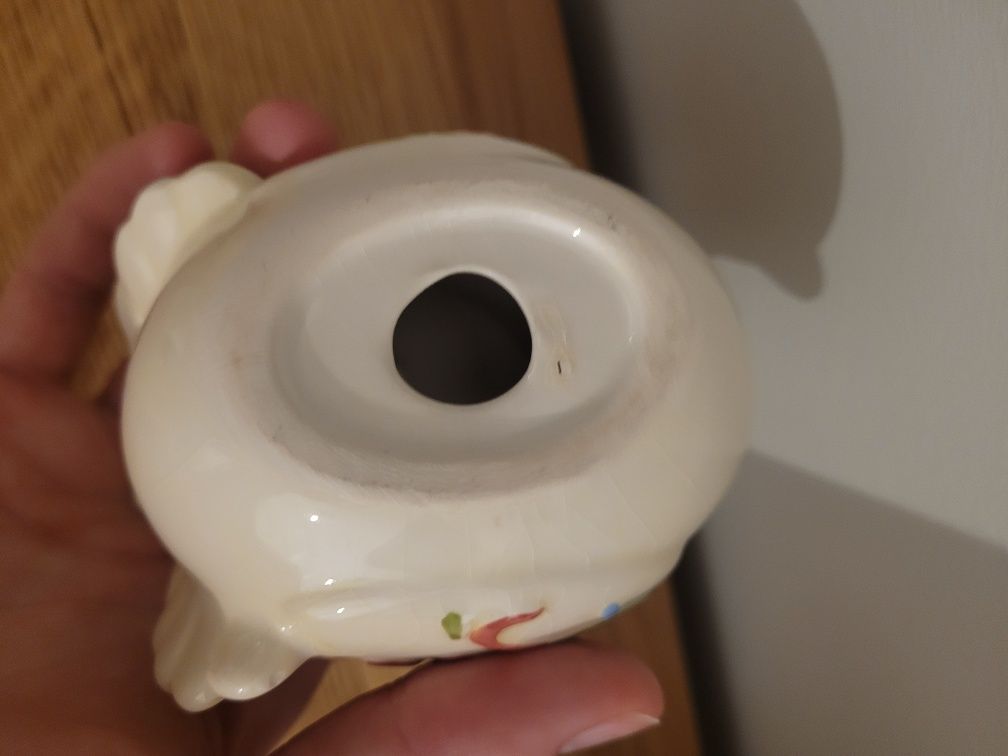 Wielkanocna ceramiczna kura kurka Home&you świeczka i ozdoby na piku