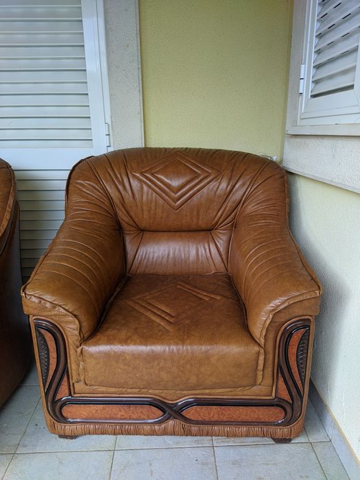 Poltronas em Pele