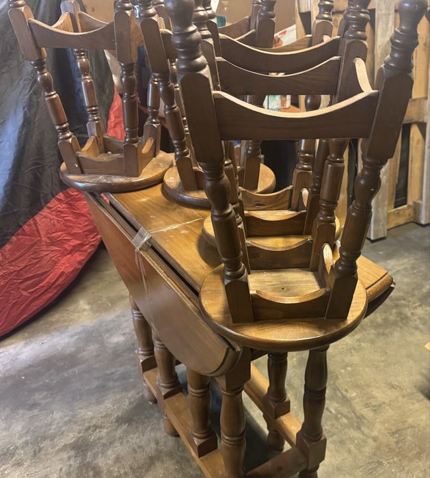 Mesa Cozinha Madeira + 4 cadeiras