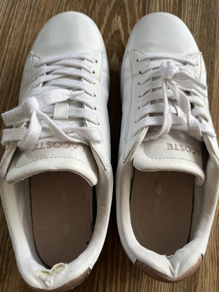 Buty adidasy Lacoste białe