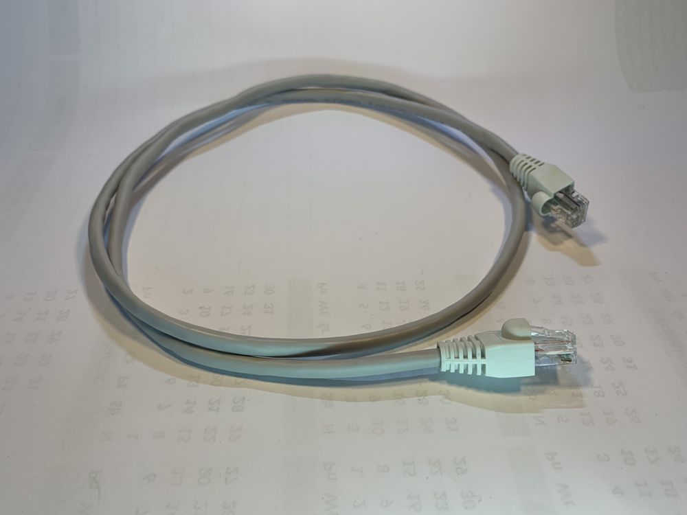 Kabel Sieciowy UTP 5e SZARY 10m