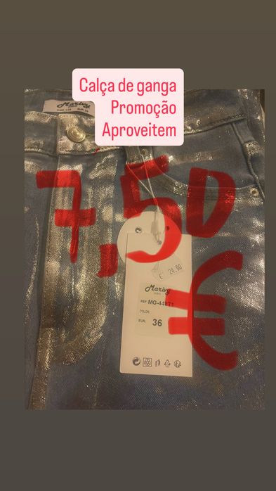 Calca de ganga mulher