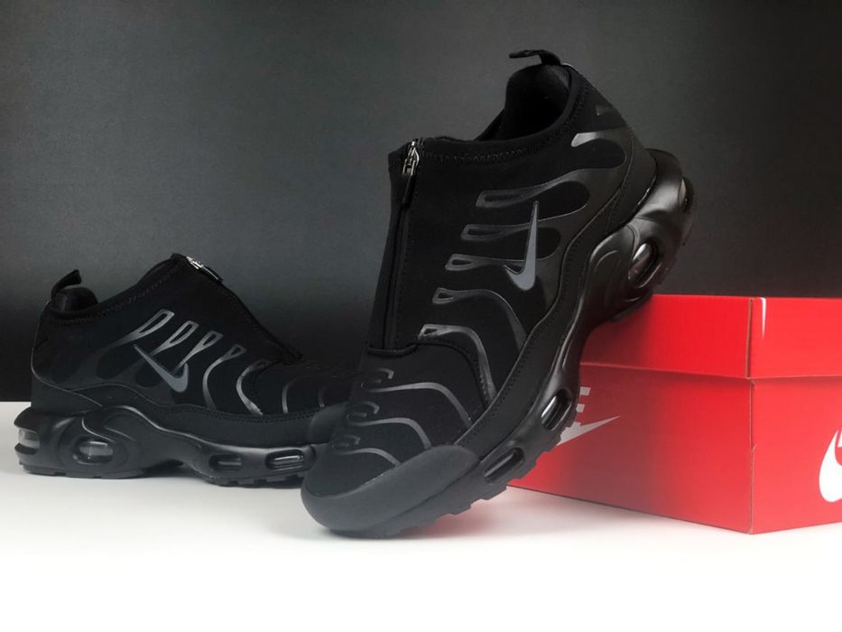 АКЦІЯ! Nike Air Max Plus Black термо 41 42 43 44 45 найк тн плюс