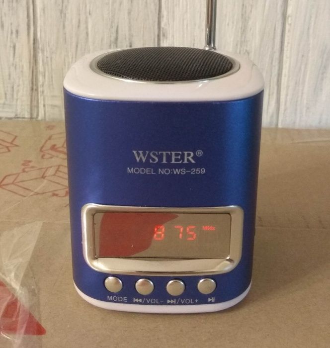 Портативная колонка WSTER WS-259 MP3 FM