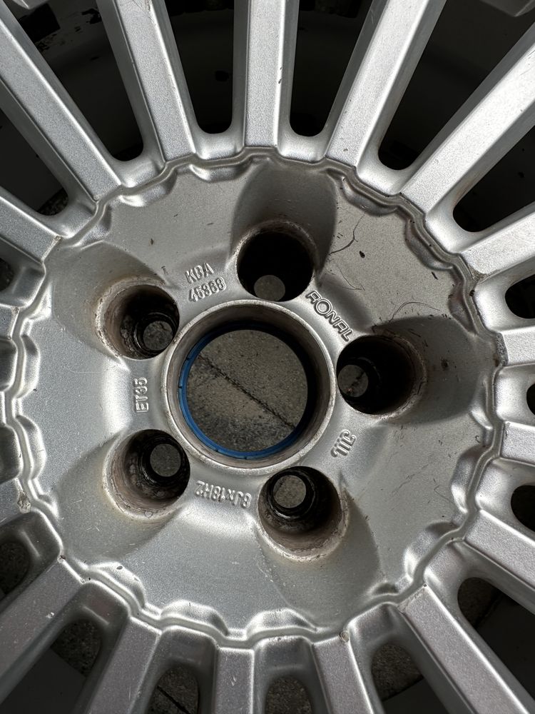 Felgi aluminiowe Ronal 18 cali 5x100 Audi VW Seat Skoda
