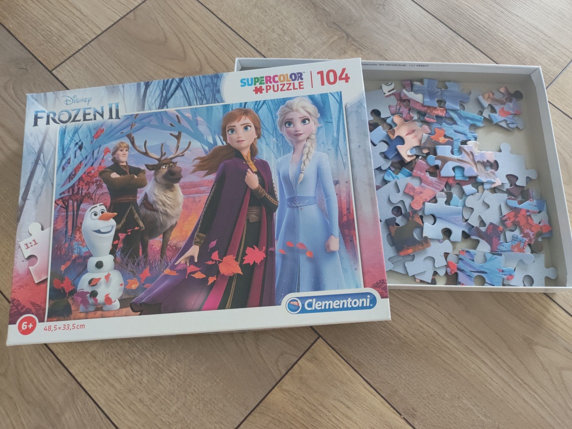 Puzzle Frozen 104 elementy