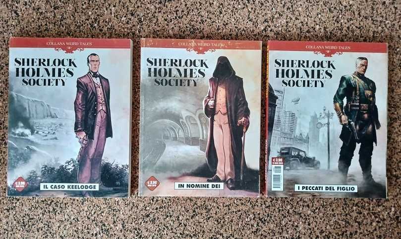 3 BDs - Sherlock Holmes Society (coleção completa)