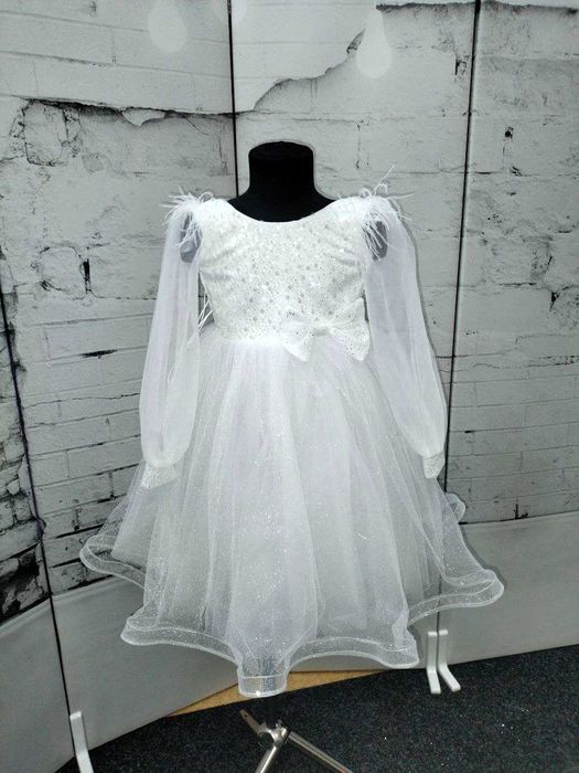 Сукня плаття різні кольори пишне пух паєтки квіточка весна мавка 4-6 р