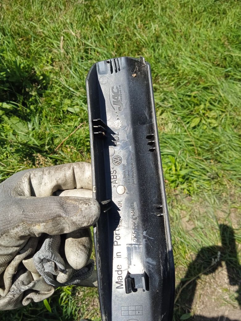 Oryginalne relingi dachowe VW caddy 4 15-20 krótki czarne