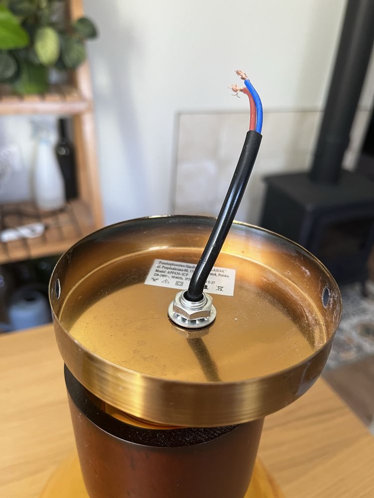 Lampa wisząca szklana