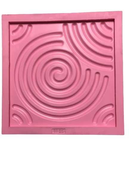 Molde 3d em silicone Circulos