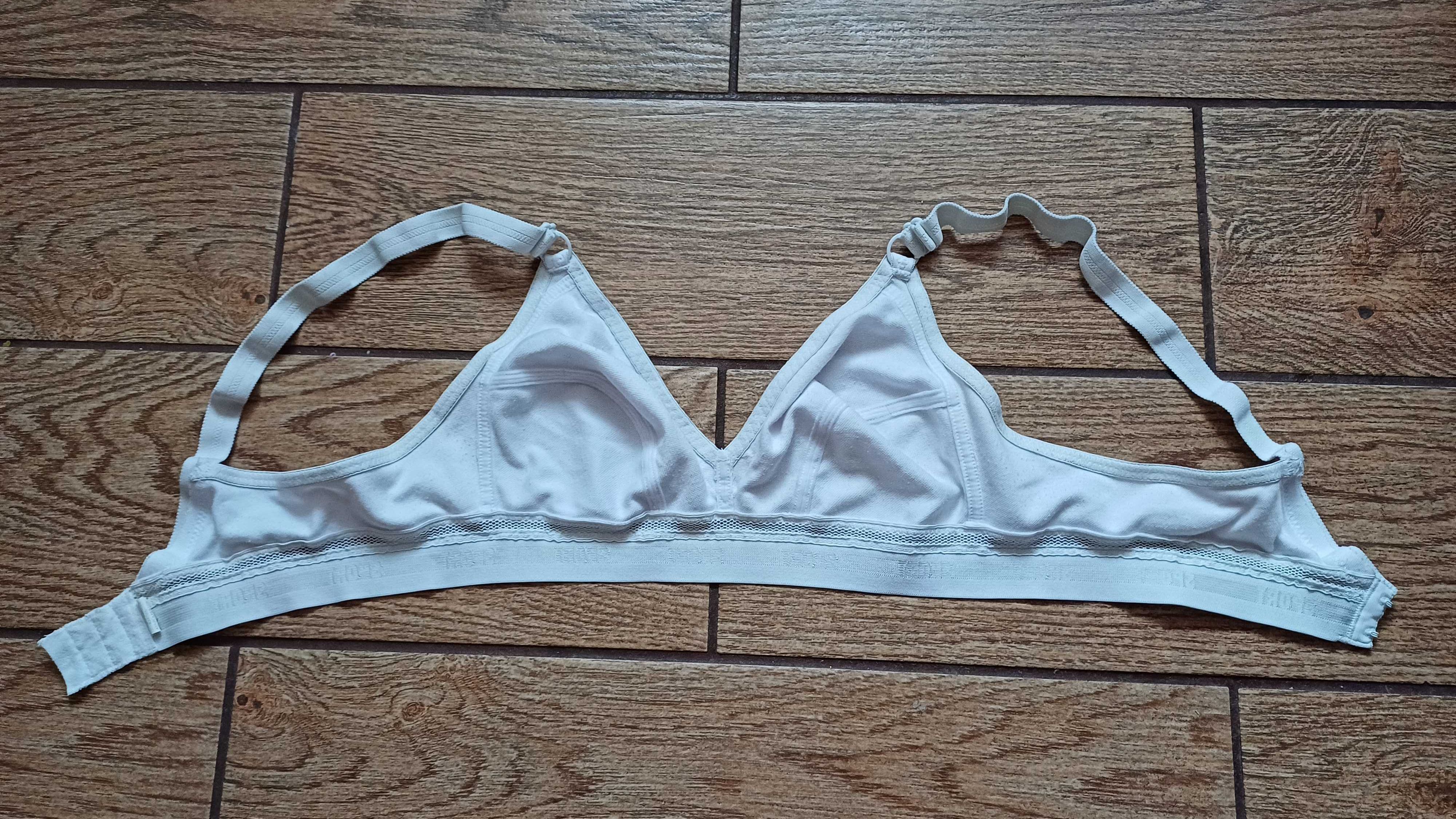 Biały sportowy biustonosz Al. Esq Lingerie r. 85 B