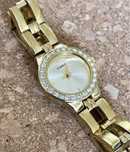 TIMEX T2P540 zegarek damski z cyrkoniami na bransoletce