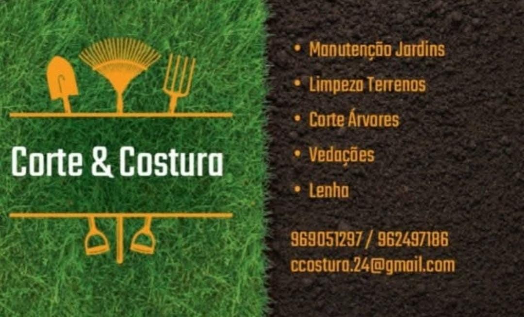 Manutenção jardins limpeza terremos corte de árvores vedações