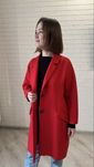Жіноче червоне пальто Zara / Женское красное пальто Zara