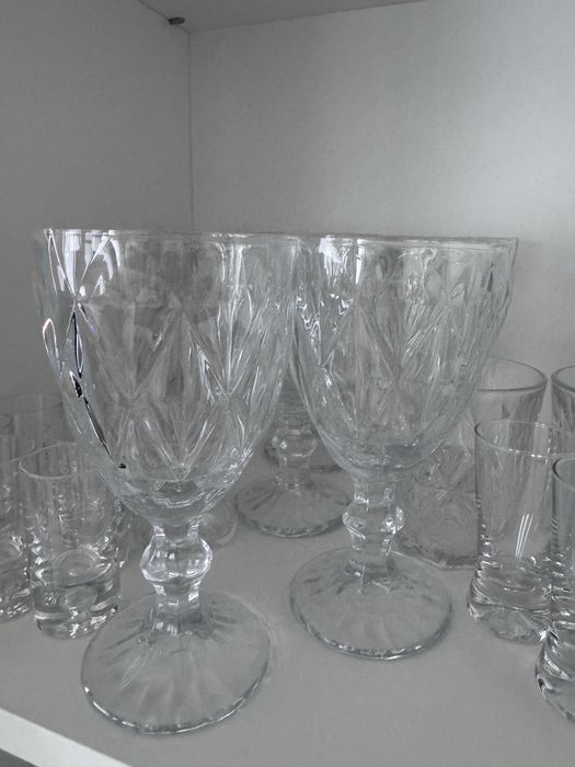 Zestaw 7 kieliszków do wina, kieliszek do wina Homla kryształ