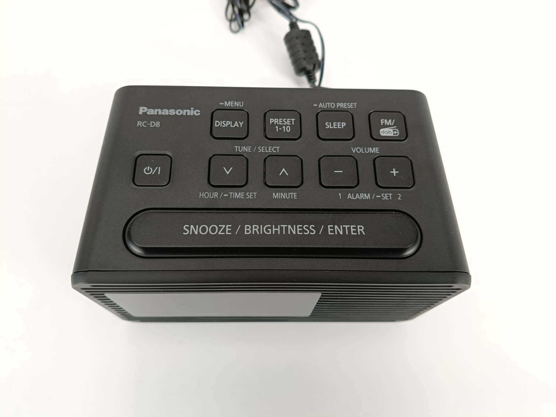 Panasonic RC-D8 radio DAB+ z budzikiem, możliwość zapisania 10 stacji