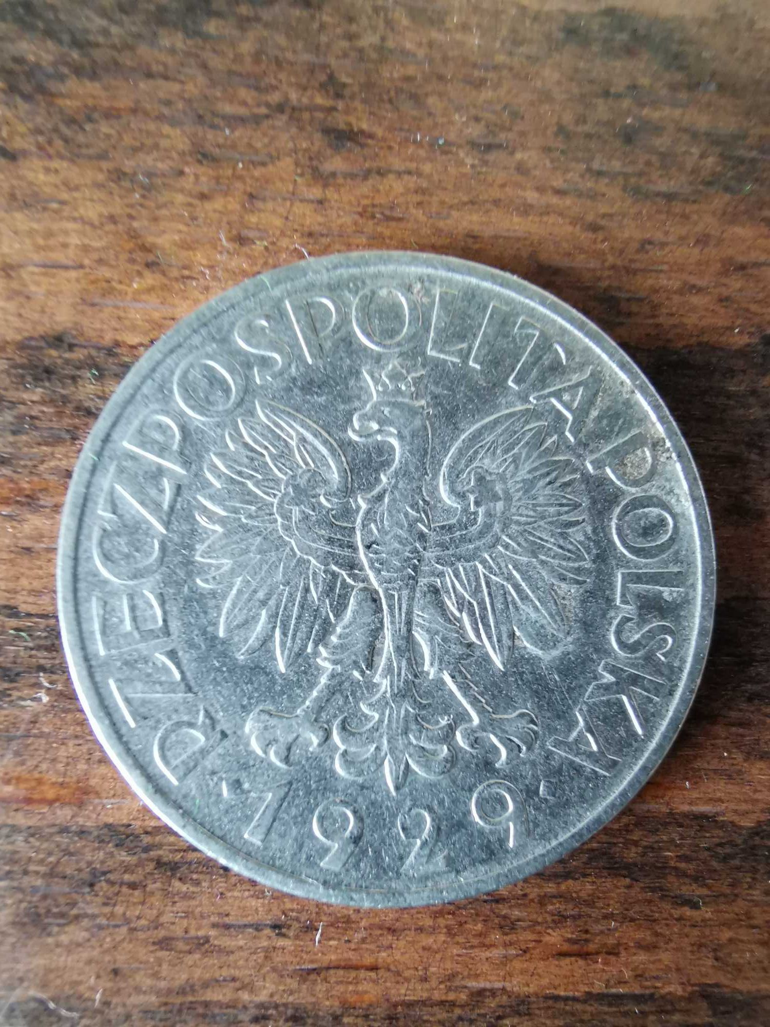 Moneta kolekcjonerska 1 zł z 1929 r.