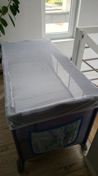 Łóżeczko turystyczne Babyono dwupoziomowe 60*120 cm