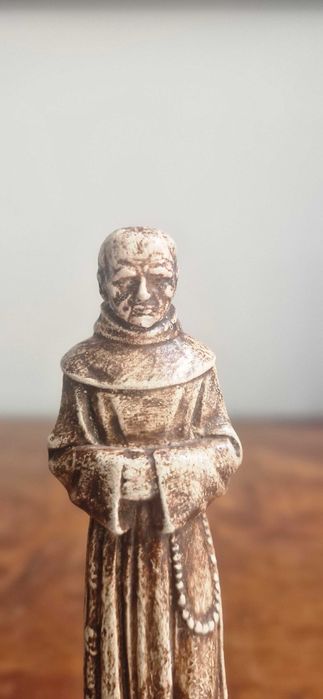 Rzeźba figura Św. Walenty dewocjonalia sztuka sakralna antyk