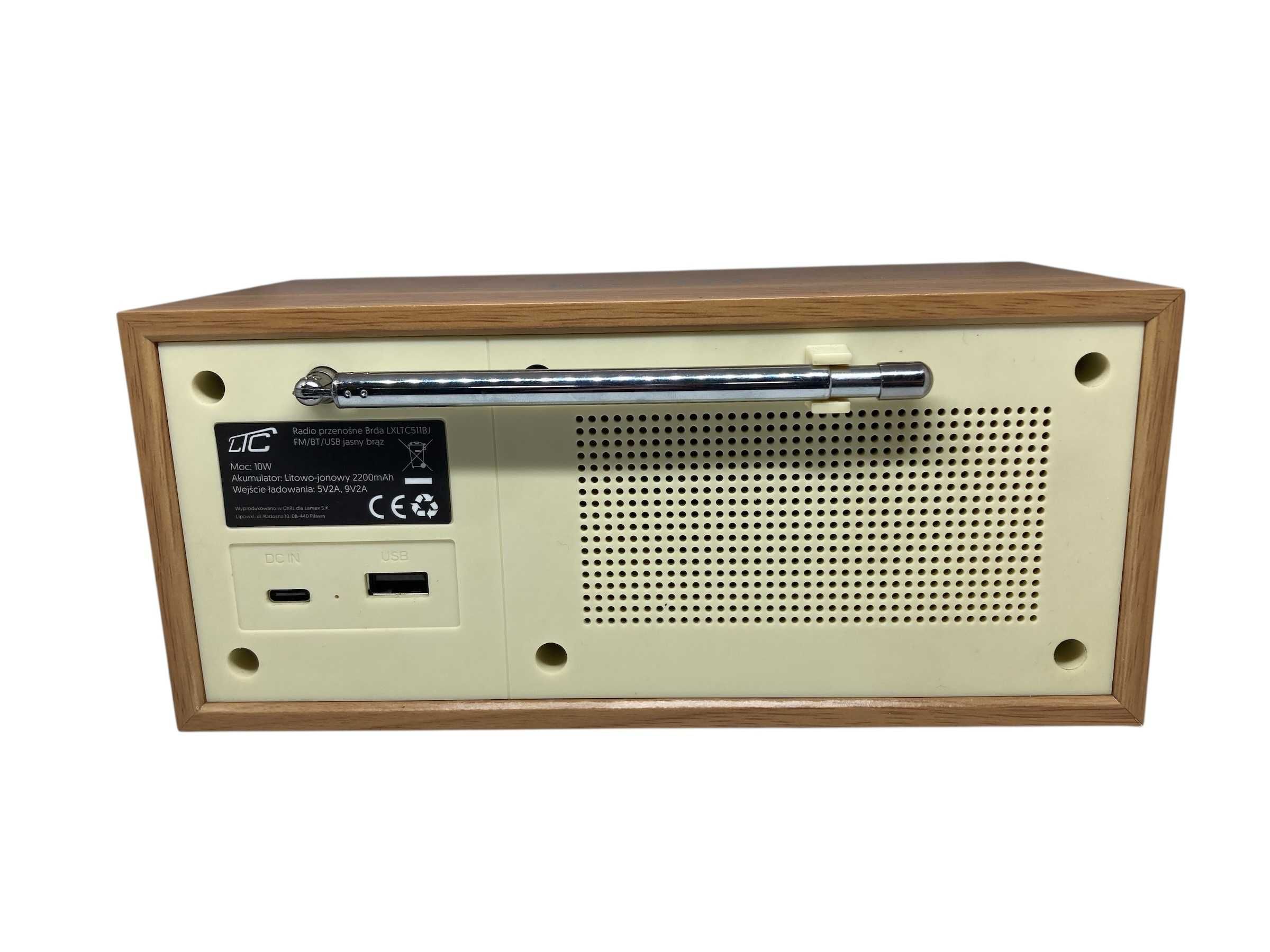 Radio akumulatorowe Brda LXTLC511BJ kabel USB-C