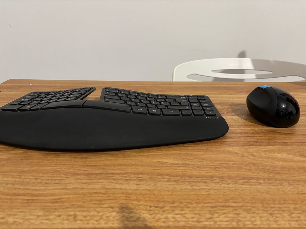 Microsoft teclado rato ergonômico keyboard mouse mice ergonomic