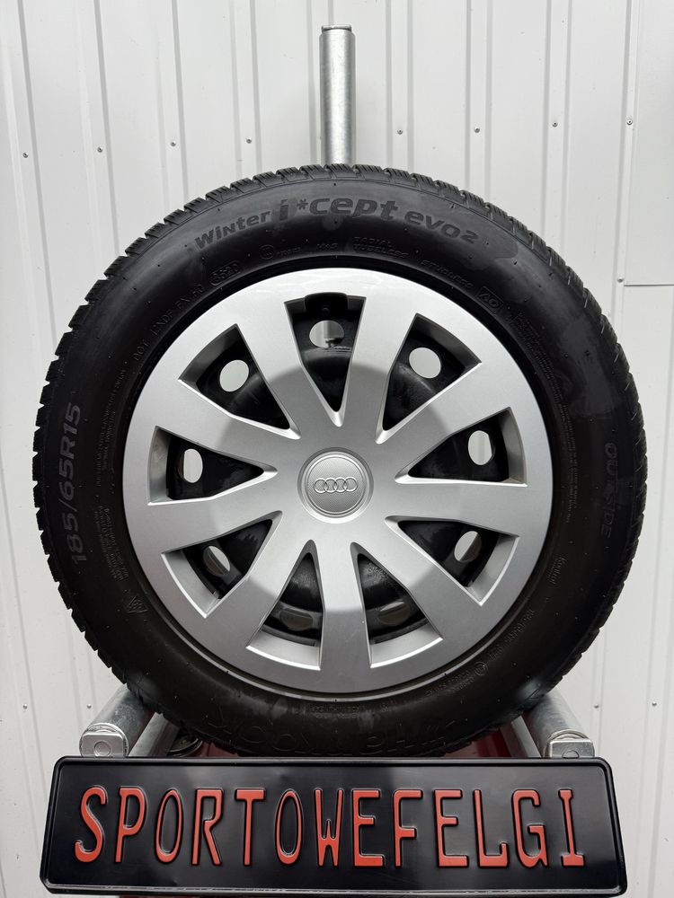 Felgi KOMPLET 15 cali 5x112 Audi VW SKODA seat Opony zimowe Stalowe
