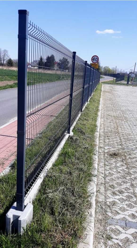 Super Tanio! SPRZEDAŻ/MONTAŻ Ogrodzenia panelowe 123cm FI5- 63zł
