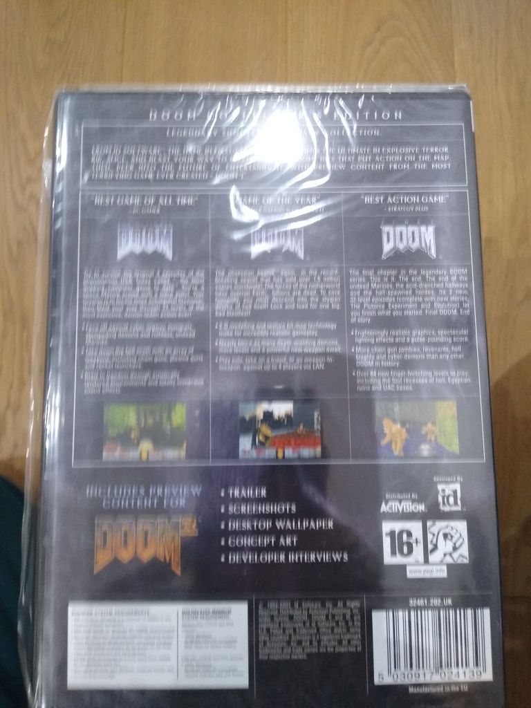Gra PC Doom Collector's Edition The Ultimate Trilogy Pc Nowy Folia