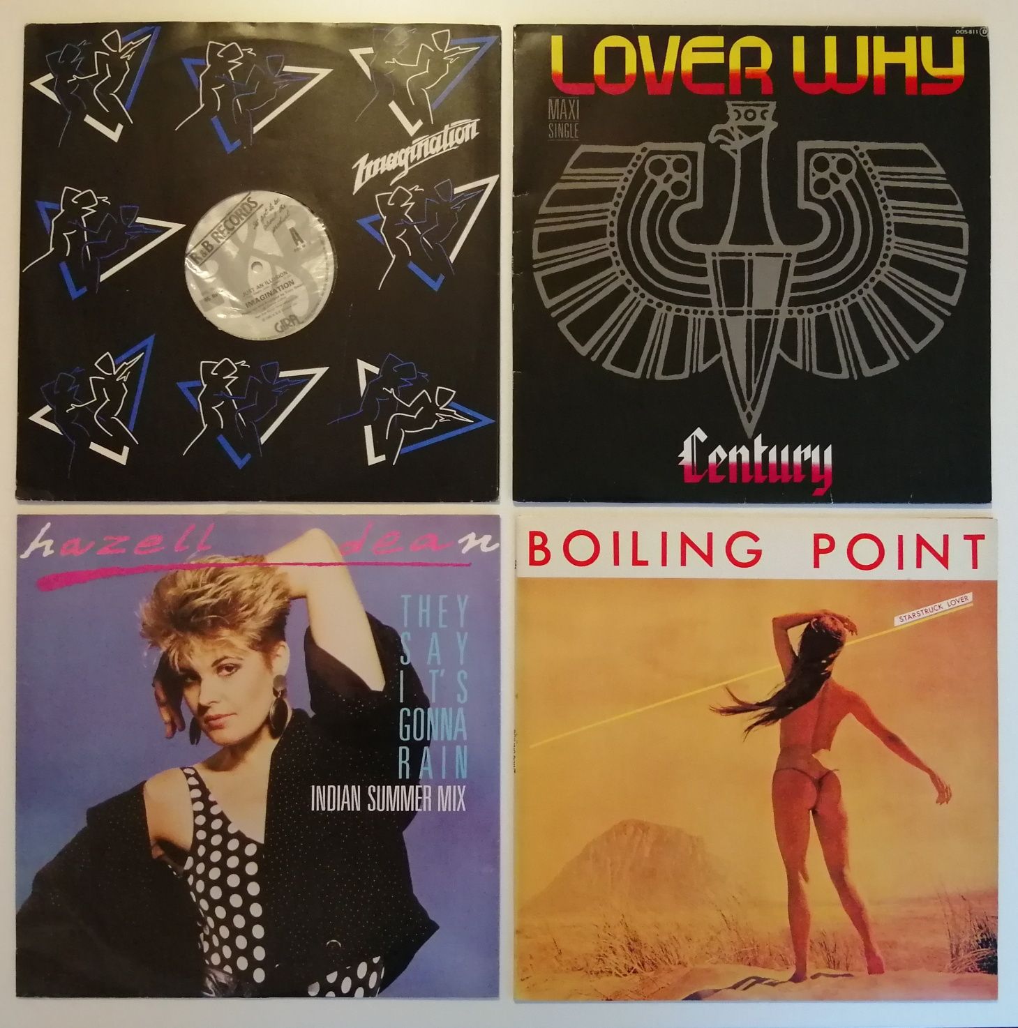 15 Maxi Singles de VINIL (45 RPM) - Anos 80