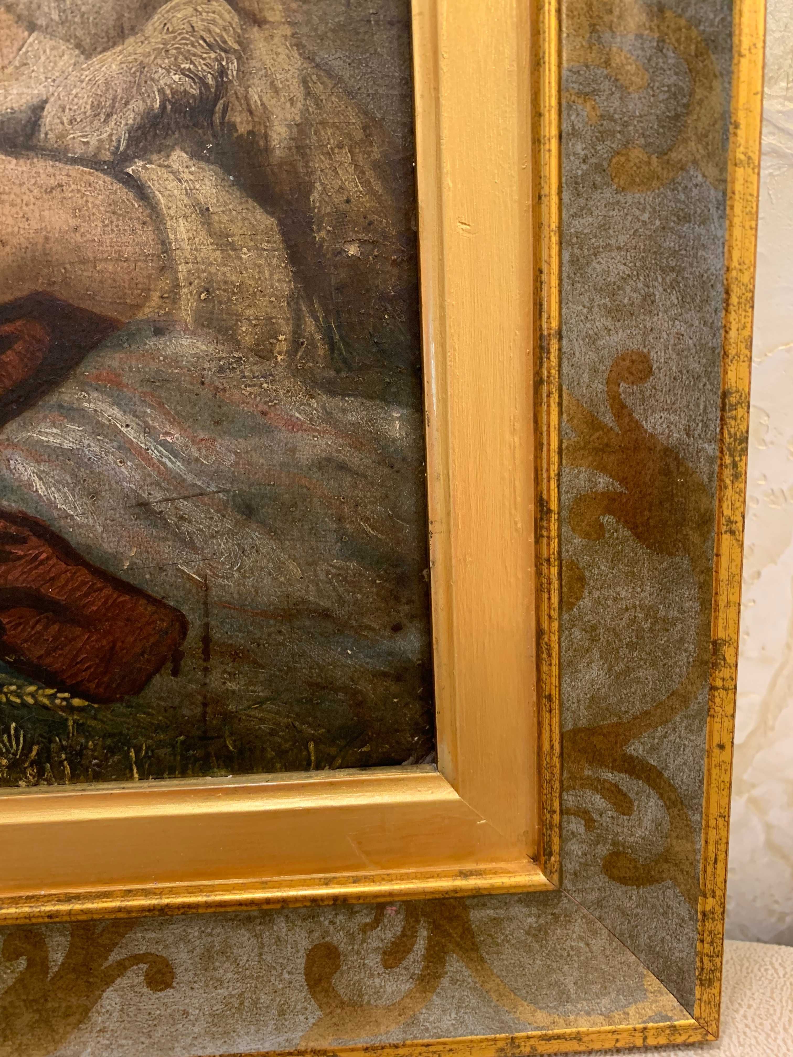 Картина «Спляча дитина» стара, олія, фанера, початок XX ст.33*39см