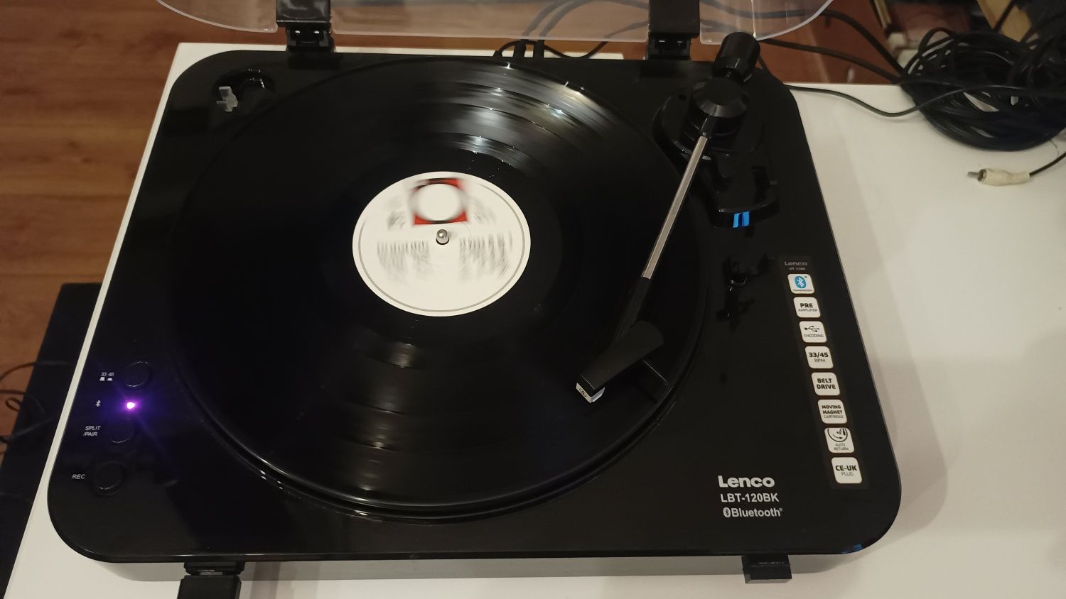 Gramofon lenco lbt-120bk bluetooth